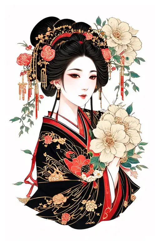 "Kaiserin and Kaiser" tattoo design idea