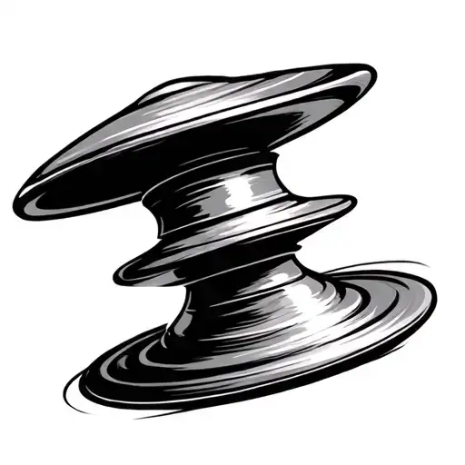 Spinning Top tattoo design idea