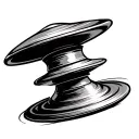 Spinning Top tattoo design idea