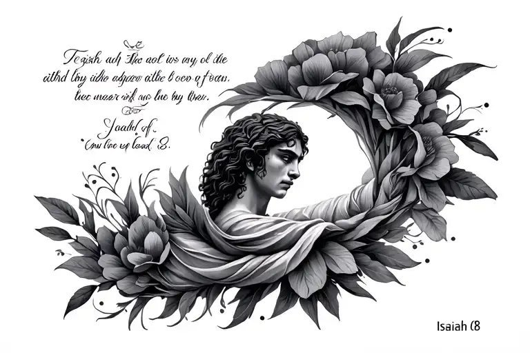 Isaiah 6:8 tattoo design idea