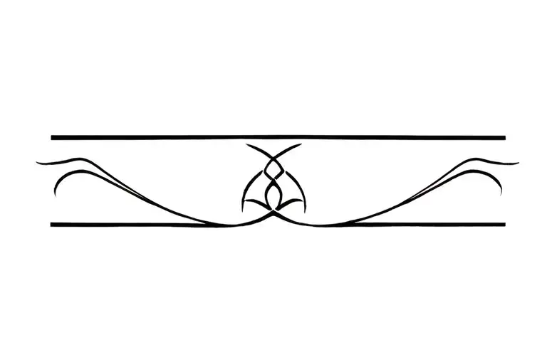 tribal Celtic armband tattoo design idea