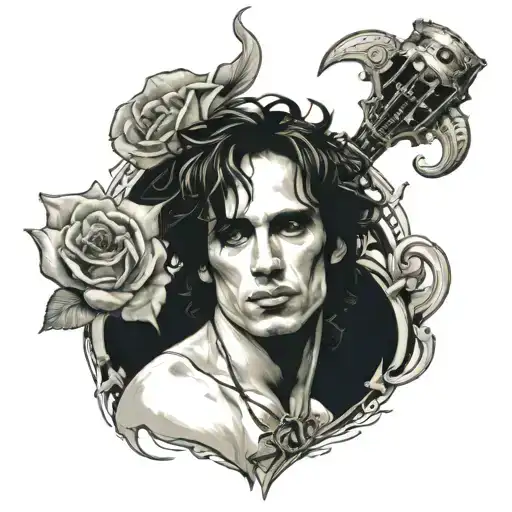Jeff Buckley tattoo design idea