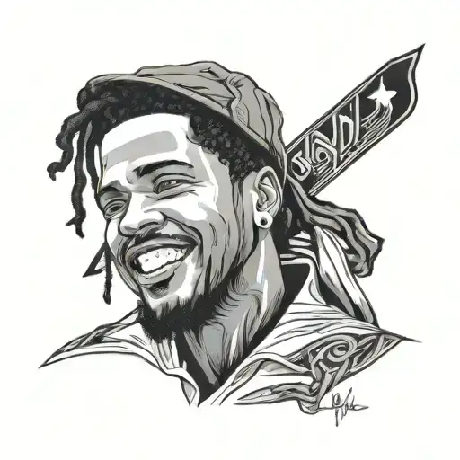 "Crooked Smile ft. TLC - J. Cole" tattoo design idea