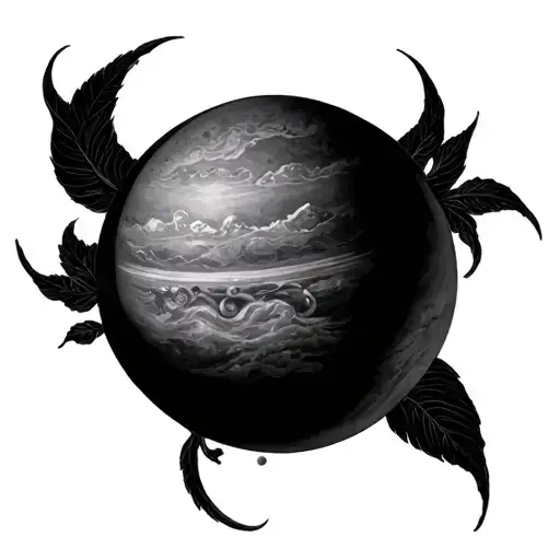 Venus planet, Aphrodite,pearl tattoo design idea