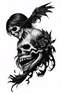 lost soul tattoo design idea