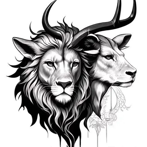 Leo Libra and Taurus unite tattoo design idea