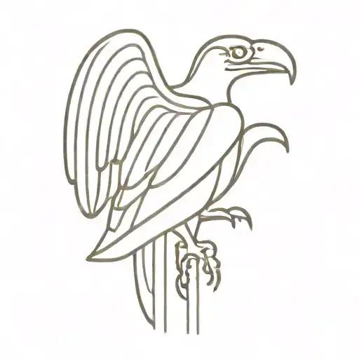 vulture stone relief carving Göbekli Tepe tattoo design idea