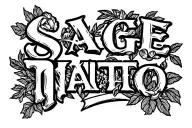 sage name written tattoo design idea