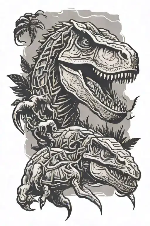 Jurassic Park tattoo design idea