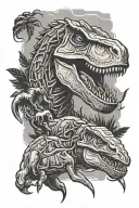 Jurassic Park tattoo design idea