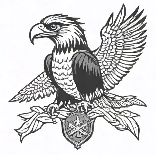 Philippine Eagle Scout logo incorporating elements tattoo design idea