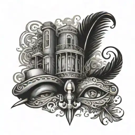 504 New Orleans tattoo design idea