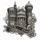 504 New Orleans tattoo design idea