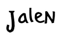 "Jalen" tattoo design idea