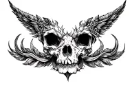 tooled leather tattoo design idea