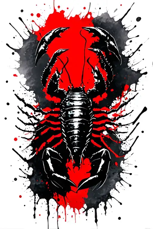 Scorpio tattoo design idea