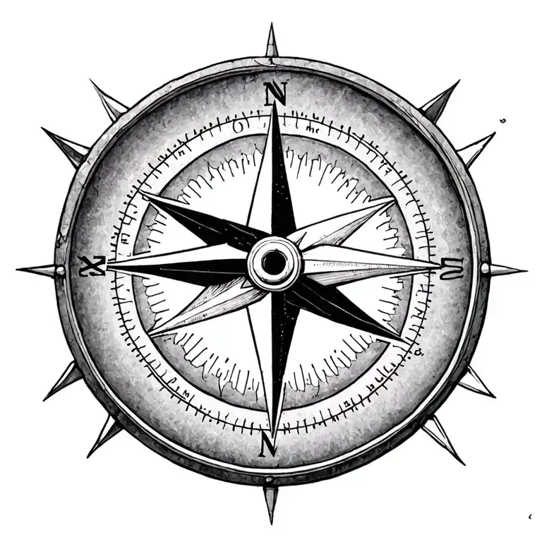 221+ Compass Back Tattoo Ideas in 2026 - BlackInk AI