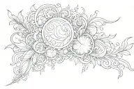 Opal tattoo design idea