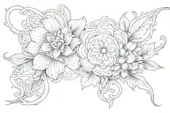Opal tattoo design idea
