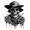 Dystopia tattoo design idea