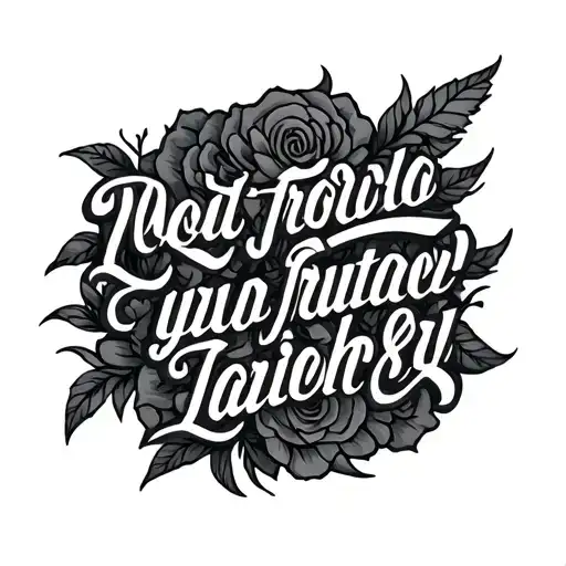 Isaiah 6:8 written tattoo design idea