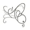 g clef symbol tattoo design idea