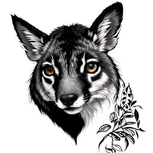 Australian native anima tattoo design idea