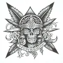 warrior, strength, courage, overcoming suicide survivor tattoo design idea