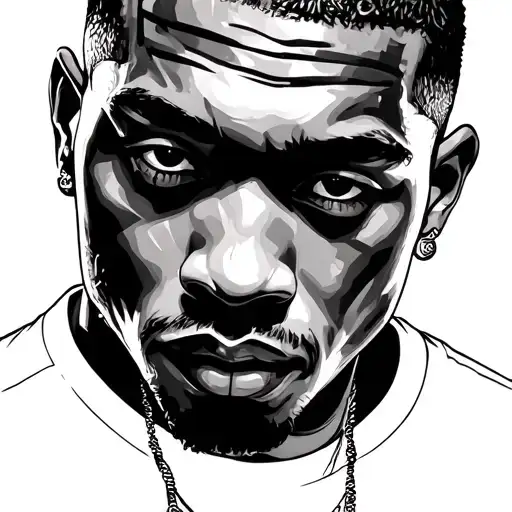 Chris Brown tattoo design idea