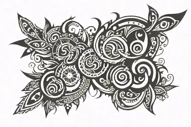 NO PROBLEMS tattoo design idea