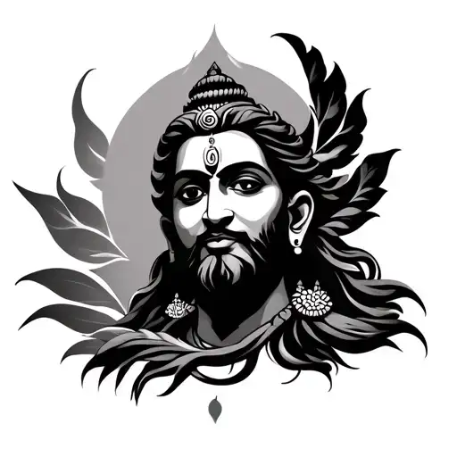 Aham Brahmasmi tattoo design idea