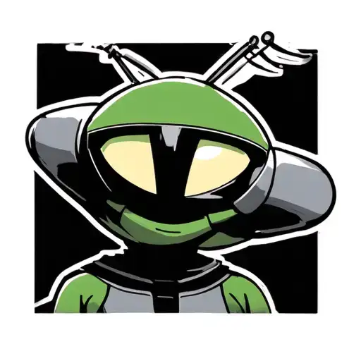 Marvin Martian tattoo design idea