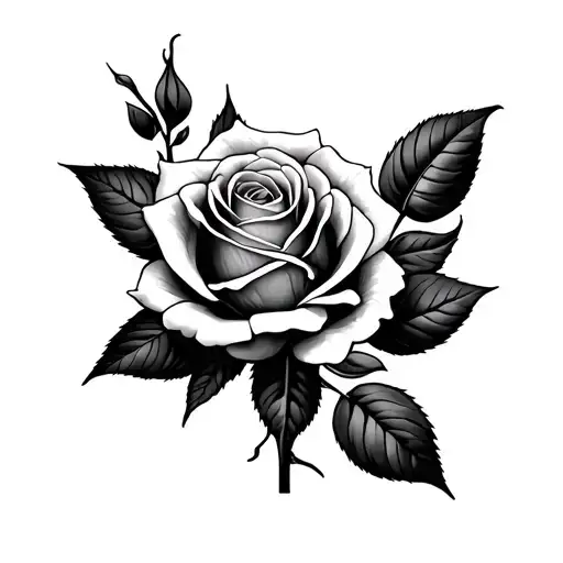 Gucci roses tattoo design idea