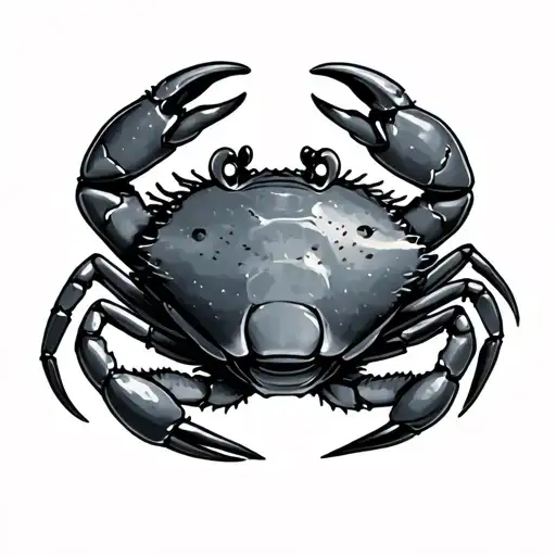 Cancer Crab tattoo design idea