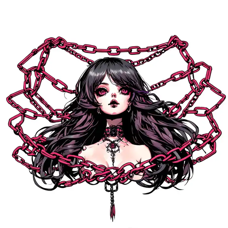"sissy" "bondage" "chains" "dead" tattoo design idea