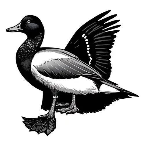 can you make a memorial tattoo for my dad he was from Texas he was native and liked ducks tattoo design idea