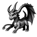 Spyro and Capricorn combination design tattoo design idea