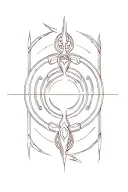 Cho Ku Rei power symbol combined tattoo design idea