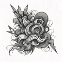 overthinking abstract design featuring tattoo design idea