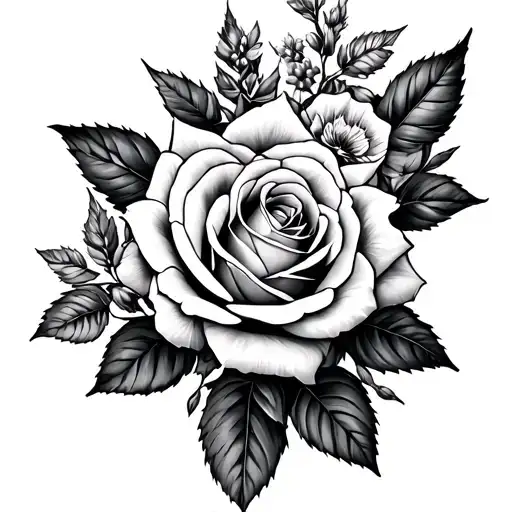 Hyssop and Lillie's roses foot tattoo design tattoo design idea