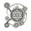 hermetic principles symbols tattoo design idea