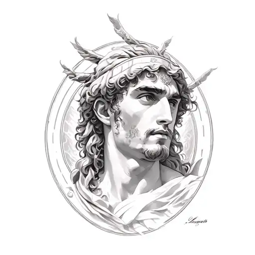 st. sebastian tattoo design idea