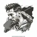 Leo Messi tattoo design idea