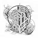 fear of abandonment issues tattoo design idea