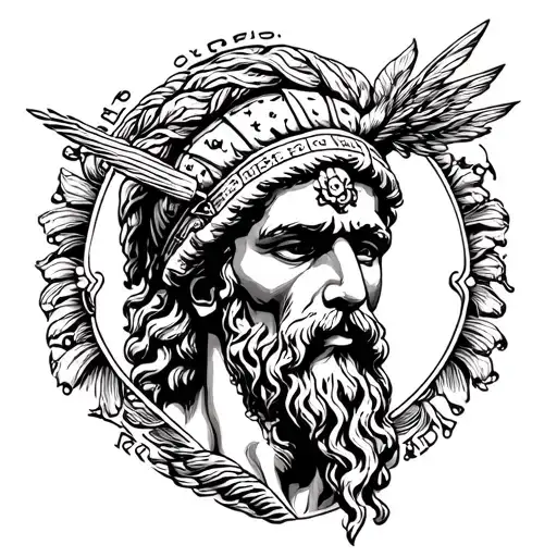 Odysseus tattoo design idea
