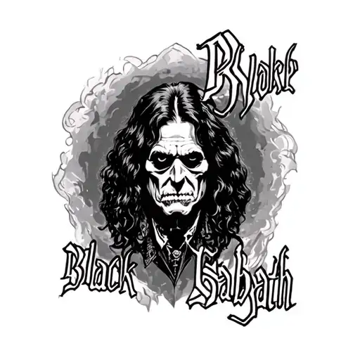 Black Sabbath tattoo design idea