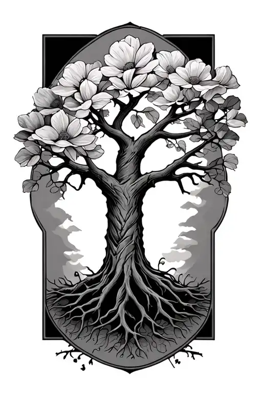 July 14 1992 9:42am family roots tattoo design idea