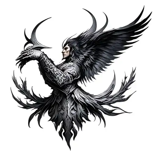 tatouage heut du bras theme the witcher  tattoo design idea