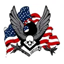 US Air Force veteran  tattoo design idea