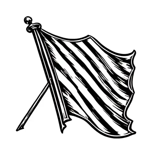 betsy ross flag with yea shield  tattoo design idea